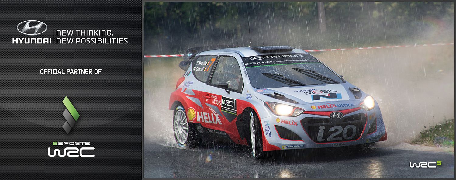 WRC 5 – Hyundai wird Partner der eSports WRC, erster Champion erhält Hyundai i20