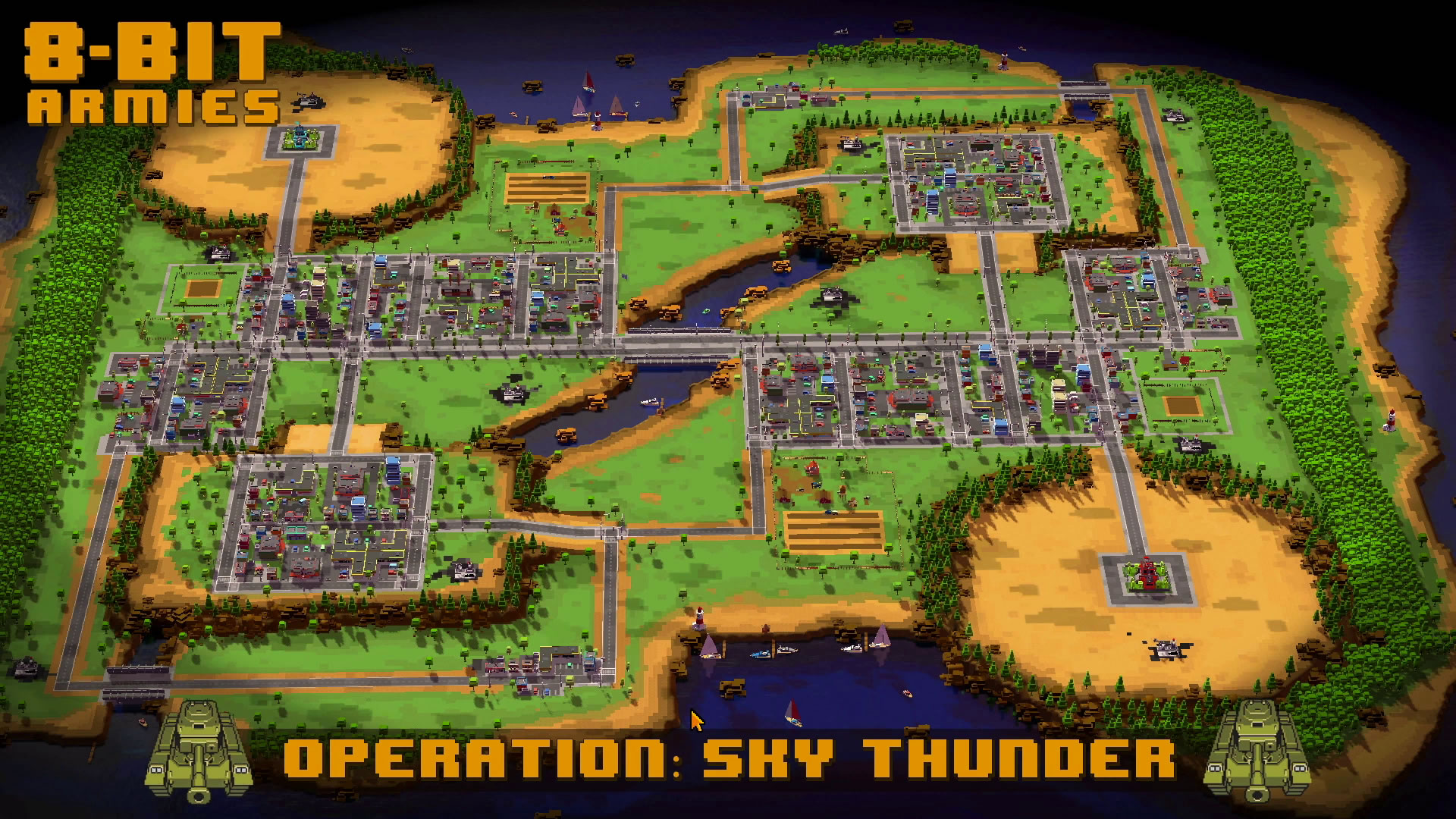 8-Bit Armies – Let’s Play: BETA Singleplayer Mission 2 – SKY THUNDER