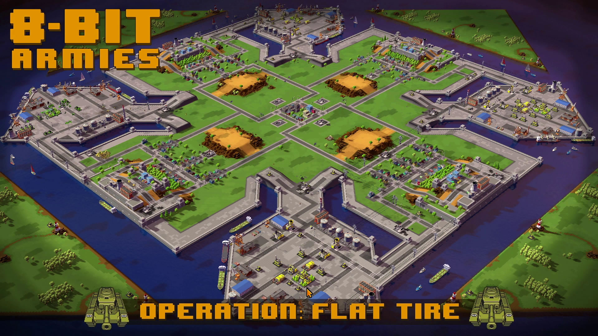 8-Bit Armies – Let’s Play: BETA Singleplayer Mission 4 – FLAT TIRE