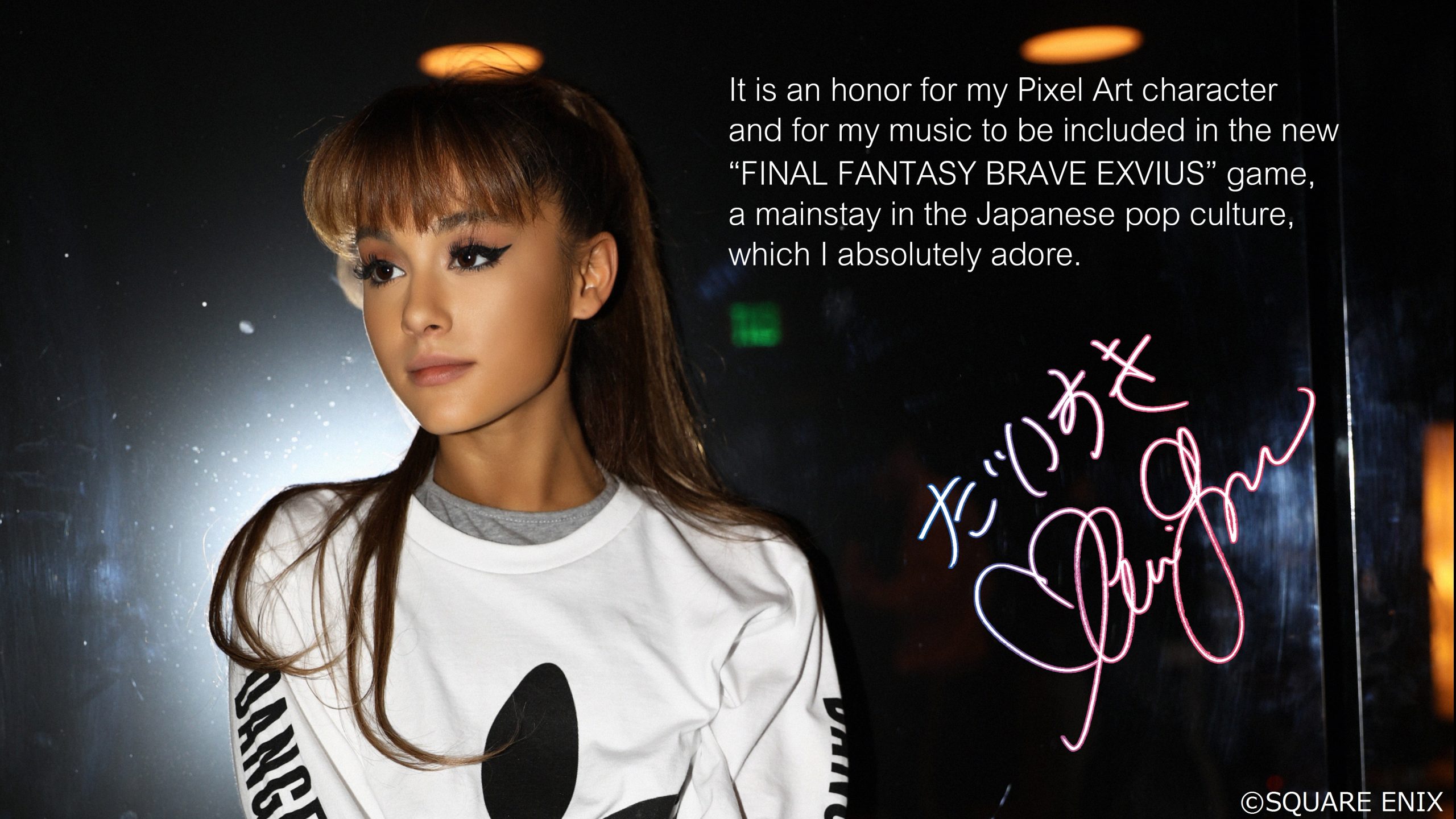 Final Fantasy Brave ExVius – Die Künstlerin Ariana Grande schliesst sich der Besetzung an
