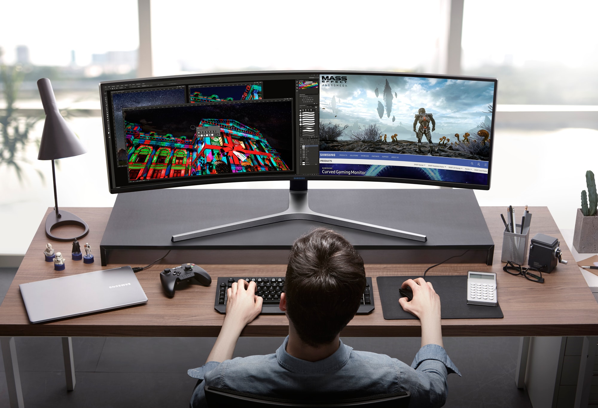 Game Changer – Samsung Electronics präsentiert erste QLED Gaming Monitore mit HDR-Technologie