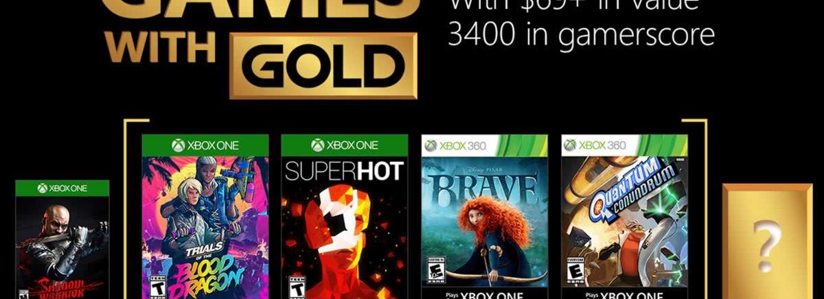 Xbox Games – Games with Gold im März