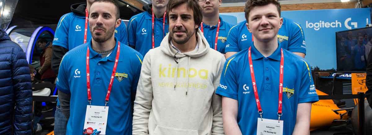 Logitech – Zweifacher Formel 1-Weltmeister Fernando Alonso begrüßt Fernando “Perpi” Perpiñán in seinem eRacing-Team mit Logitech G und G2 eSports