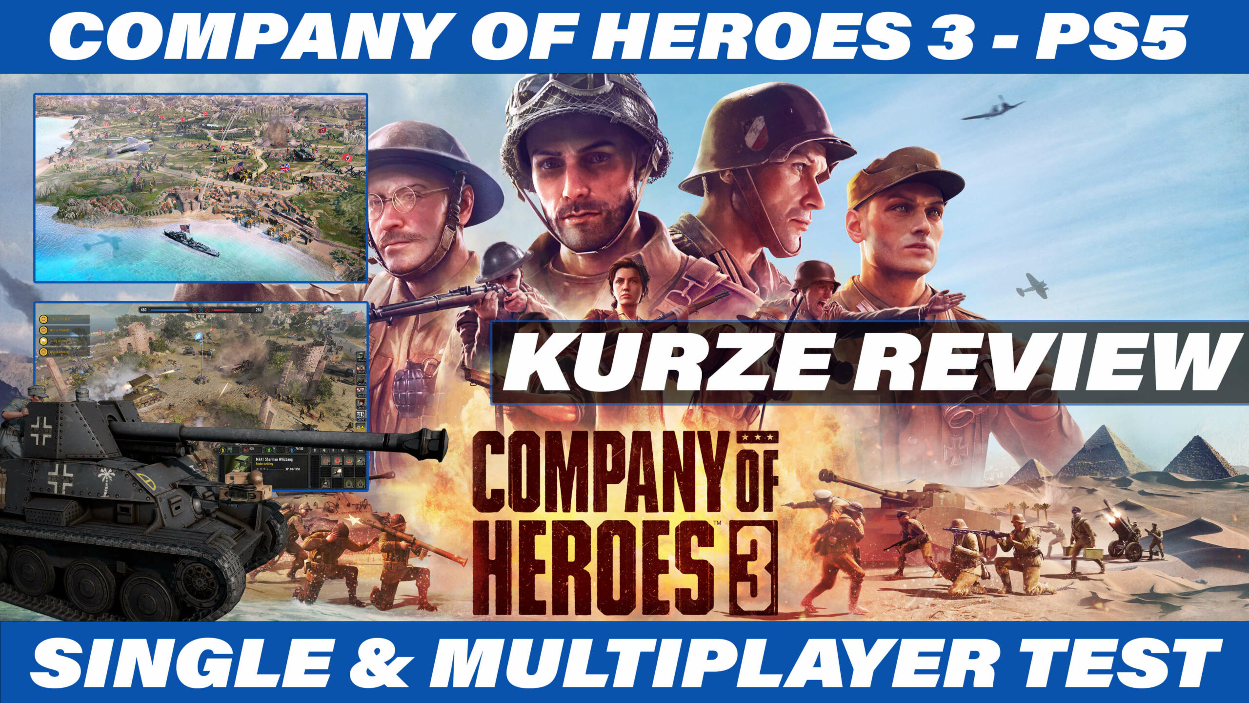 Company of Heroes 3 PS5 Review - Lohnt es sich für Konsolenfans? Single- & Multiplayer Playstation5